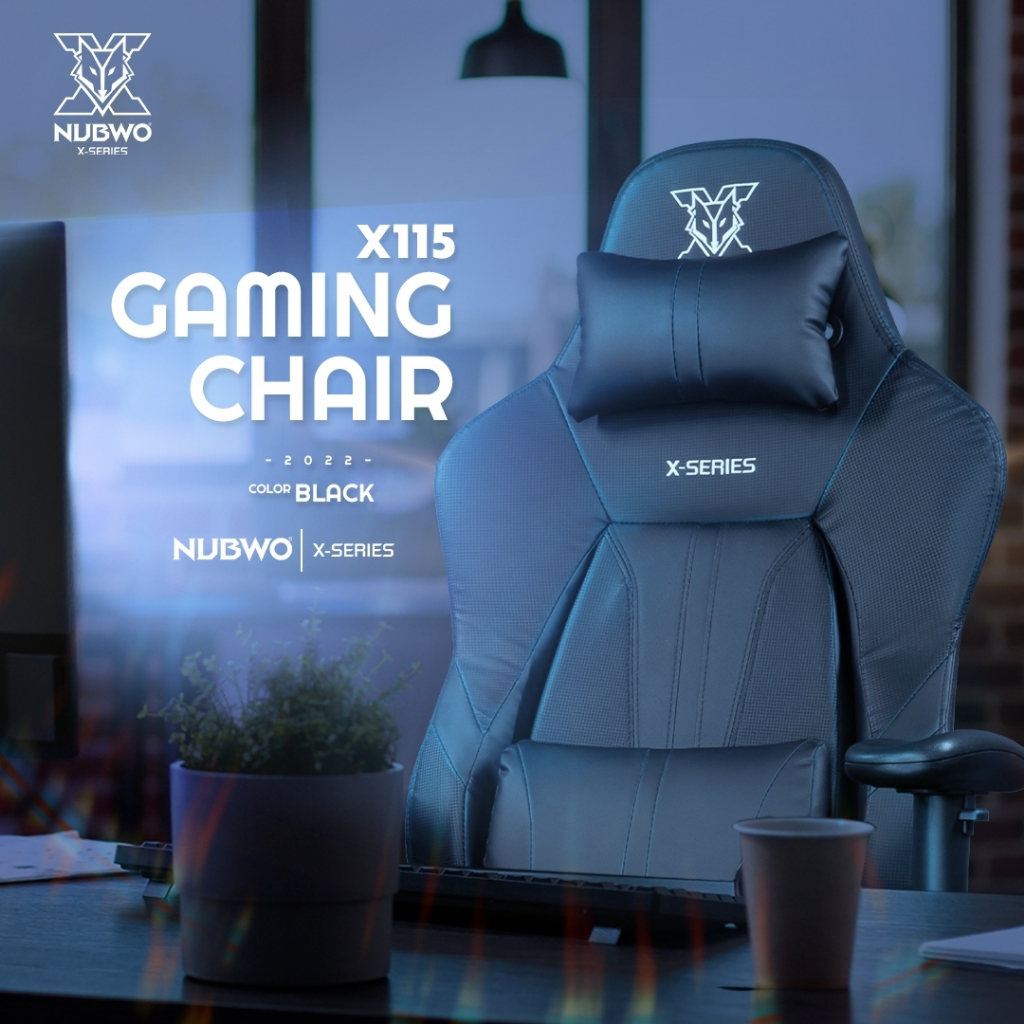 เก้าอี้เกมมิ่ง NUBWO GAMING CHAIR รุ่น x115 ประกันศุนย์ 1ปี
