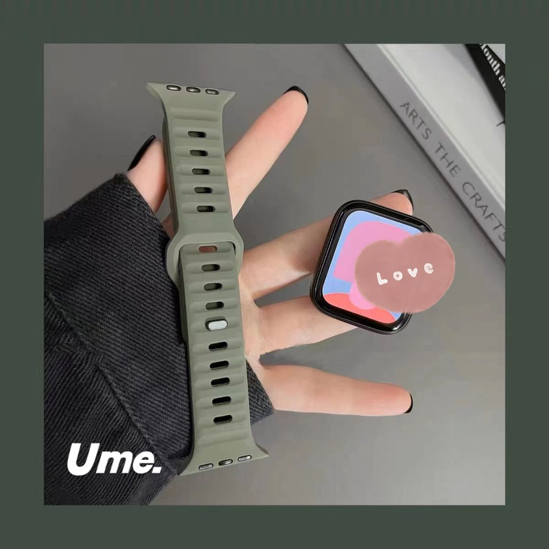 สายนาฬิกาข้อมือ สาย สำหรับรุ่นwatch11 10 8 ultra  7 6 5 4 SE ขนาด38mm40mm41mm42mm44mm45mm49mm46mmสายสําหรับแอปเปิ้ลวอช