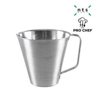 PRO CHEF MEASURING JUG เหยือกตวงสแตนเลส ถ้วยตวง ความจุ 0.1-2 ลิตร รุ่น PRC1-KK-MJ