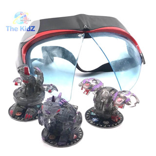 บาคุกัน Bakugan Single Headed/ Dual/ Alpha Hydranoid Translucent Darkus Masquerade Evolution Set