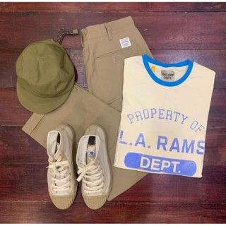 เสื้อยืดแขนสั้น Gallery Dept L.A.Rams Color Block T-shirt.