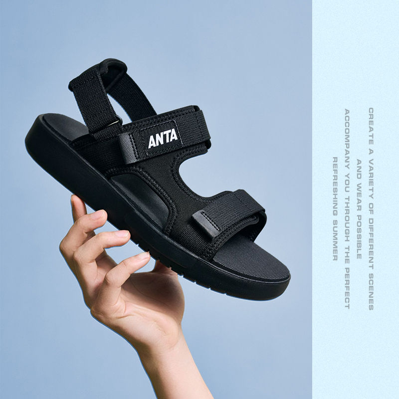 ANTA  รองเท้าแตะผู้ชาย รองเท้าแฟชั่น ใส่สบายระบายอากาศ 812338505