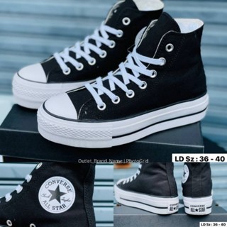 รองเท้า Converse Chuck Taylor All Star Lift Platform Hi Black Women สินค้าใหม่ มือ1 ( ของแท้💯 )