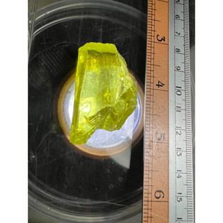 CZ Rough  Stone Material (Apple Green Color ) -69gms