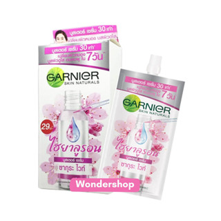 Garnier skinnaturals ไฮยาลูรอน ซากุระไวท์ เปลี่ยนผิวหมอง บูสผิวดูใส