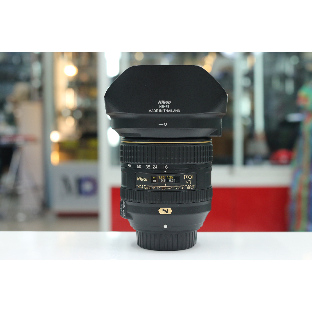 Nikon 16-80mm F2.8-4E ED VR สภาพดีมาก 9.5/10 ครบกล่องประกันศูนย์