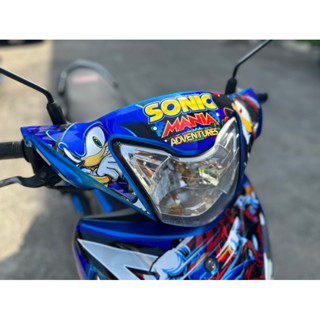 sticker yamaha finn115i ลาย sonic