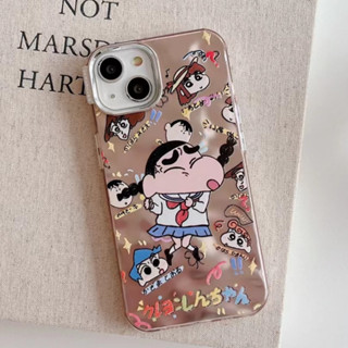 🎁ส่งของขวัญ🎁เคสไอโ case for iphone 11 12 น่ารัก JKเครยอนชินจัง เคส 14 13 12 11 pro max เคสโทรศัพท์ส่วนบุคคล