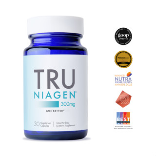 Tru Niagen NAD+ Boosting Supplement - More Efficient Than NMN - Nicotinamide 300mg 30 Capsules