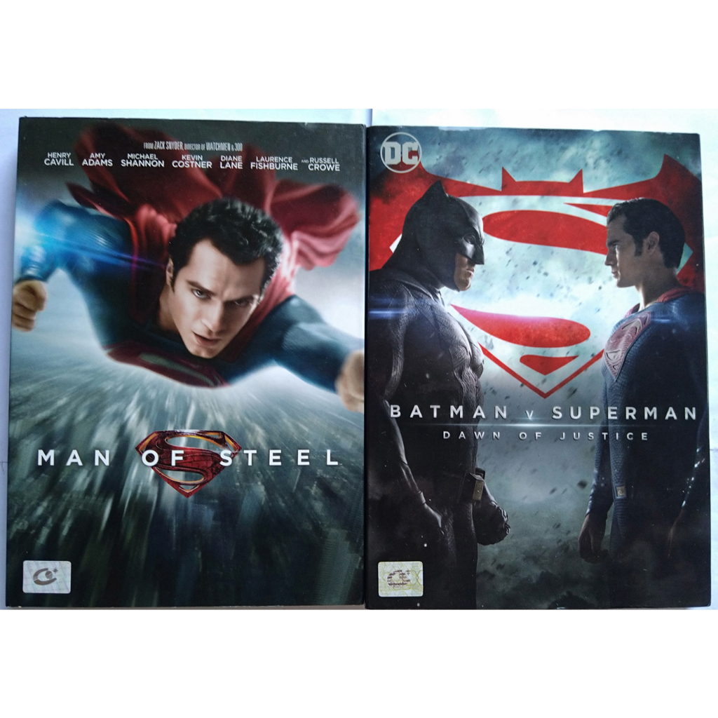 Man of Steel , Batman vs Superman บุรุษเหล็ก ซูเปอร์แมน แบทแมน ภาค 1 - 2 DVD