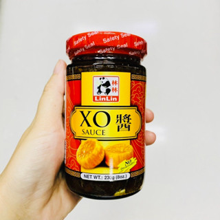 ซอส XO เอ็กซ์โอ sauce ตรา Lin Lin Extra Old Cognac sauce 230g ผัดงอแง ซอสปรุงรส เครื่องปรุง อาหารจีน Chinese food hunger