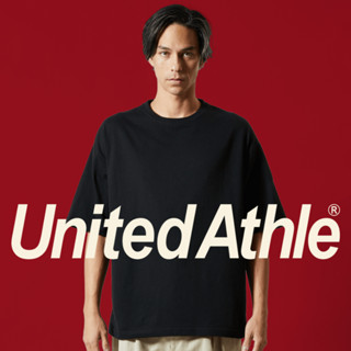 United Athle® บิ๊กซิลลูเอท เสื้อยืดทรงโอเวอร์ไซส์ - ดำ 36C