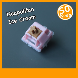 Neapolitan Ice Cream Switch (Tactile) 10 ชิ้น Mechanical Keyboard Switch