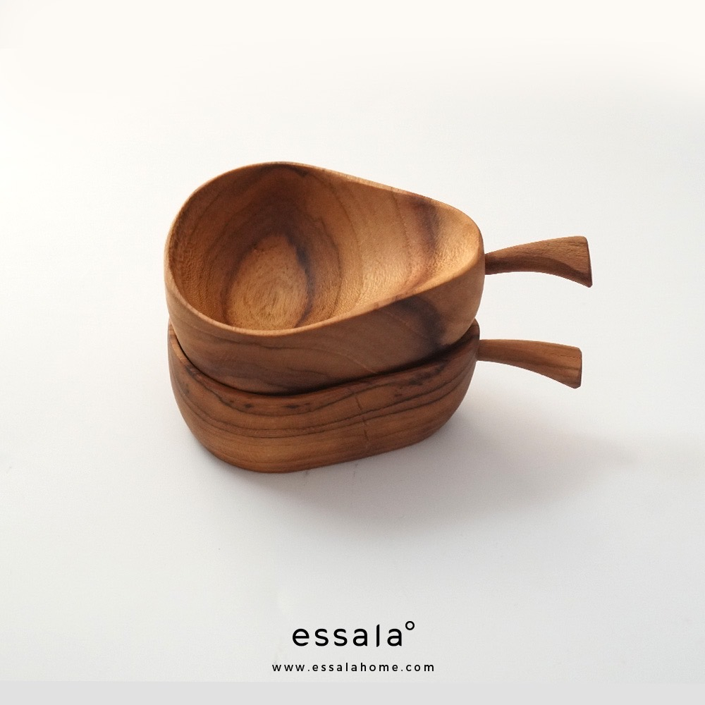 Essala- ถาดไม้สัก ถาดไม้จิ๋ว Tableware | TBW001