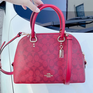 KATY SATCHEL IN SIGNATURE CANVAS (COACH 2558)