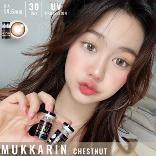 🔥🔥คอนแทคเลนส์🔥🔥🍊Mukkarin brown🍊🇯🇵บิ๊กอายตาหวานโคเรีย🇯🇵