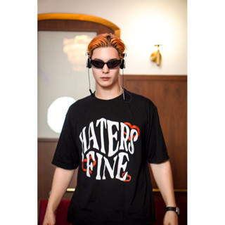 เสื้อยืด Oversize รุ่น HATERSFINE BLACK