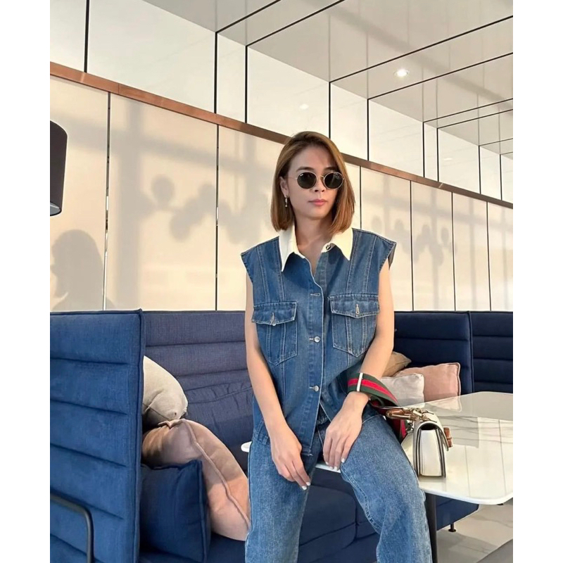 RELAX DENIM JACKET🤍💙