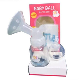 เครื่องปั๊มนม baby ball ฟรีถุงเก็บน้ำนม 5 ใบในกล่อง