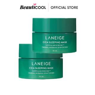 Laneige 1 ฟรี 1 Special Care Cica Sleeping Mask 10ml Cica และลดเลือนริ้วรอย