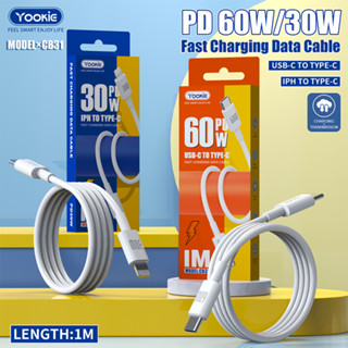 Yookie-CB31 สายชาร์จ ชาร์จเร็ว PD 60W/30W Fash Charging Data Cable