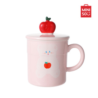 MINISO แก้ว เซรามิก ลาย HoHo Bear Summer Sparkling Ice Series Ceramic Cup 380 ml