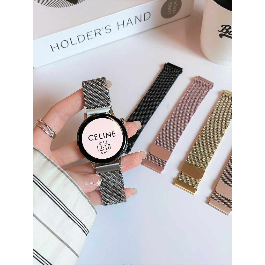 พร้อมส่ง สาย สายแม่เหล็ก ใช้ได้กับ Xiaomi Samsung Garmin Maimo Watch DT88PRO DT96 DT89 ขนาด 20mm 22mm