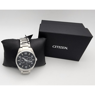 นาฬิกา CITIZEN MENS AO9020-84E ECO DRIVE MULTIFUNCTION BLACK DIAL พร้อมกล่อง (ใหม่)