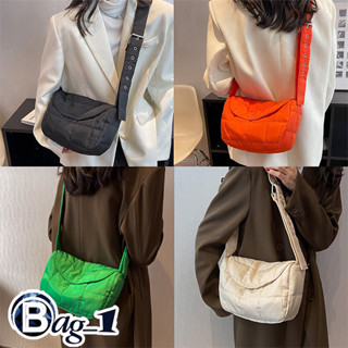 bag(BAG1906) กระเป๋าสะพายไหล่สีสดใส น้ำหนักเบา สําหรับผู้หญิง