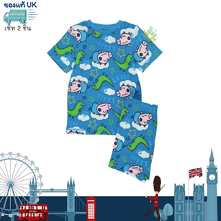 (พร้อมส่ง2-6Y) ชุดนอนขาสั้น Peppa pig ชุดเด็กผช george pig เปปป้าพิก by jrqkidstore