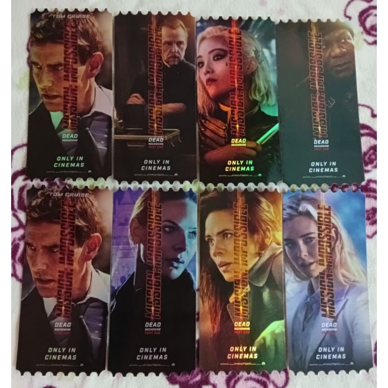 ตั๋ววิบวับ ตั๋วสะสม Mission Impossible 7 Dead Reckoning Collectible Ticket SF+ SF Cinema มิชชั่น อิม