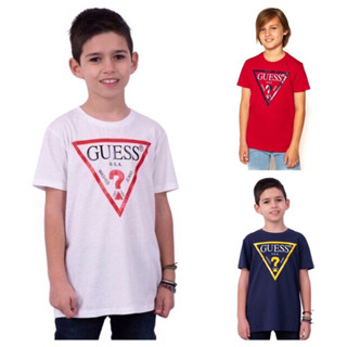 เสื้อยืดเด็ก GUESS เสื้อเด็กโตผ้านิ่ม 2-12ขวบ