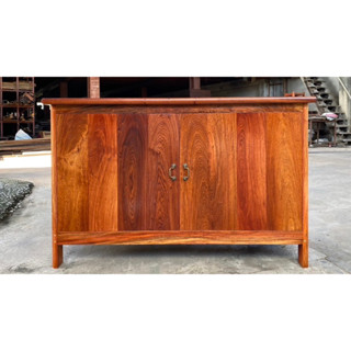 ตู้เอนกประสงค์ ตู้หนังสือ ตู้เก็บของ ตู้ไม้เนื้อแข็ง ตู้ไม้ประดู่ solid wood cabinet / Paduak cabinet / Book cabinet