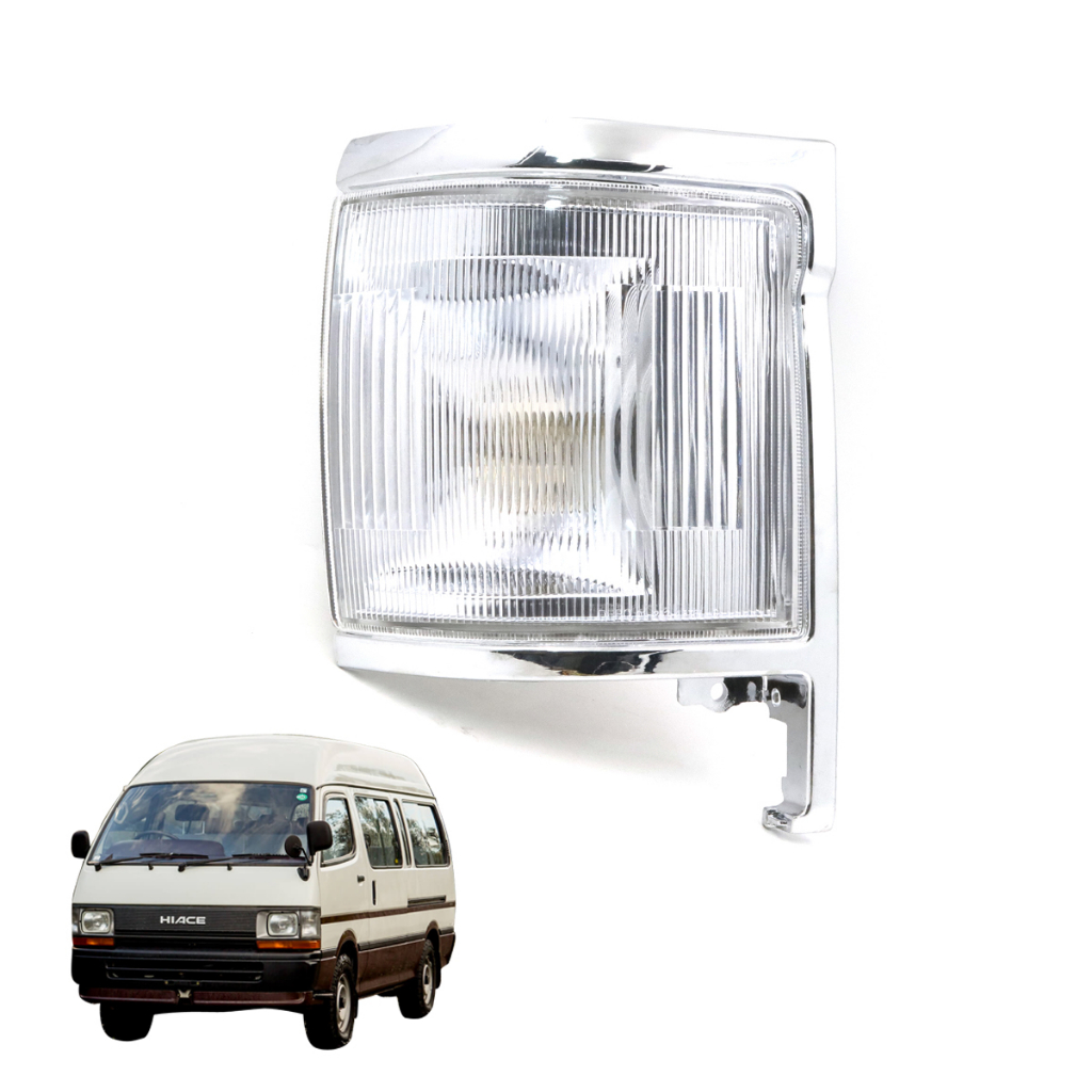 ฝาครอบไฟหรี่มุม หน้ารถ ข้างซ้าย 1ชิ้น โตโยต้า ไฮเอซ คอมมิวเตอร์ H100 หัวจรวด Toyota Commuter HiAce Van 1989–04 / 2532-47