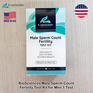 Exposome® BioSciences Male Sperm Count Fertility Test Kit for Men 1 Test ชุดตรวจปริมาณอสุจิ ด้วยตัวเอง