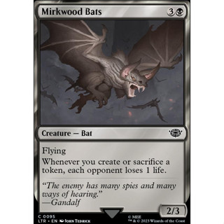 Mirkwood Bats การ์ด Magic The Gathering ของแท้ จากชุด The Lord Of The Rings