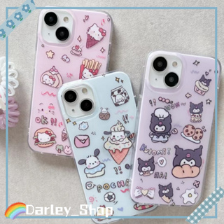 🔥สไตล์ใหม่🔥เคสไอโฟน iphone 11 14 Pro Max ins น่ารัก การ์ตูน ป้องกันการตก ปกป้องเต็มที่ iphone 12 13 Pro Case for iPhone