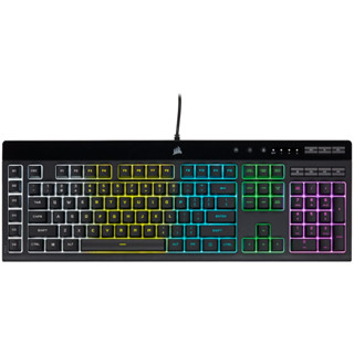 CORSAIR ( คีย์บอร์ดเกมมิ่งแบบมีสาย ) GAMING KEYBOARD รุ่น K55 RGB PRO WARRANTY 2Y