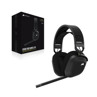 CORSAIR ( หูฟังเกมมิ่งแบบไร้สาย ) GAMING HEADSET รุ่น HS80 RGB WIRELESS WARRANTY 2Y