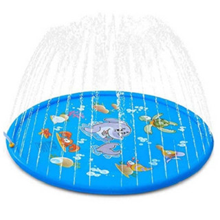 สระน้ำพุเด็ก Sprinklers Pad for Kids มี 2 ขนาด วัสดุทำจากพลาสติก PVC คุณภาพดี