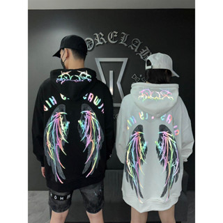 XOM14 เสื้อฮู้ด ปีกนกสะท้อนแสง