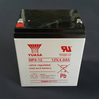 แบตเตอรี่แห้ง Yuasa NP4-12 (12V 4Ah)