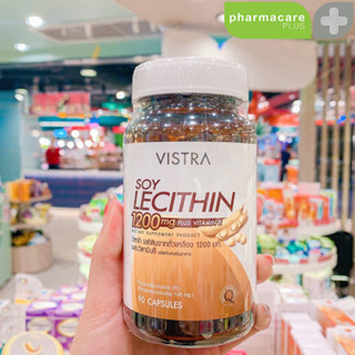 VISTRA Soy Lecithin 1200mg Plus Vitamin E 90เม็ด