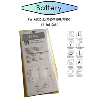 แบตเตอรี่ Samsung A510 งาน โลโก้ แถมฟรี ชุดไขควง + กาวติดเเบต อะไหล่คุณภาพดี PN SHOP