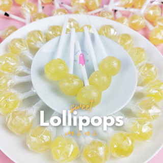 [พร้อมส่ง!] อมยิ้มมินิ กลิ่นผลไม้ mini lollipop แพ็ก 50-100 ชิ้น อมยิ้ม มินิ น่ารัก กลิ่นสาลี่ อร่อย หอม หวาน สีสันสดใส