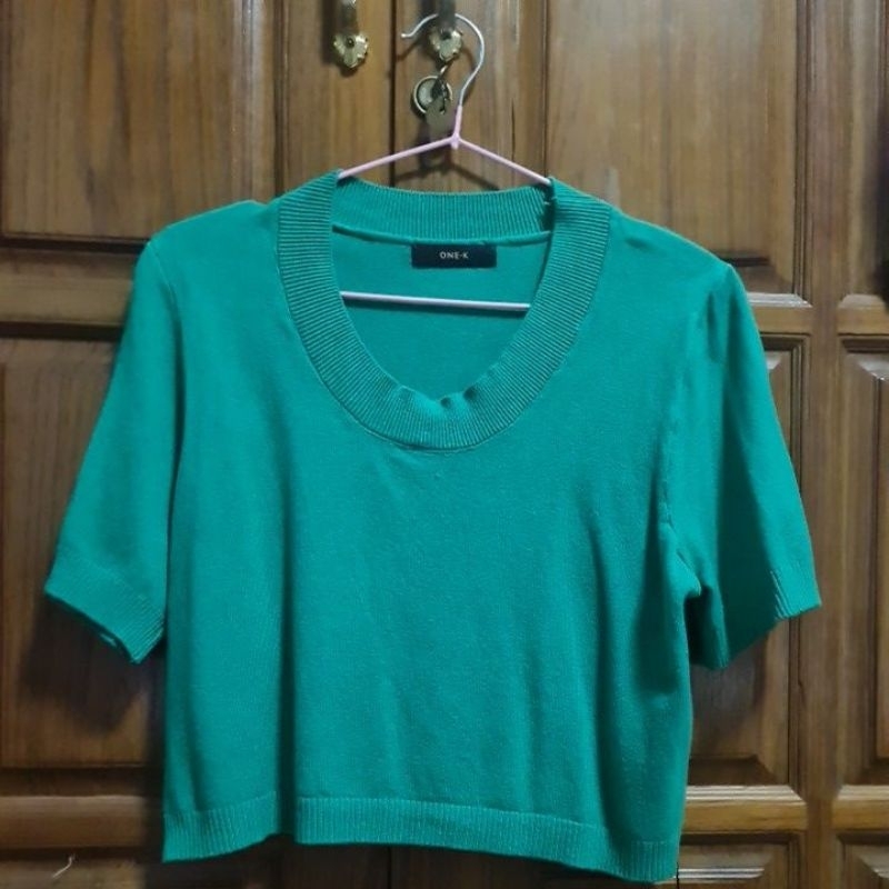 ป้าย One-K เสื้อคอปไหมพรมนิ่ม