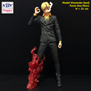 Model Vinsmoke Sanji From One Piece 31cm โมเดล วินสโมค ซันจิ เท้าไฟ งานตัวใหญ่ วันพีซ สูง 31ซม.