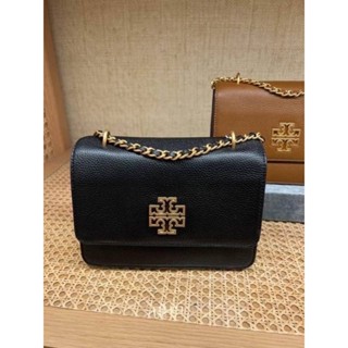 💥🎉New Tory burch Britten Small Adjustable Shoulder Bag
หนังสีดำ อะไหล่ทอง