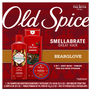 *ลด45.-ใส่โค้ด N2V2SQ* Old Spice Gift Set กลิ่น Bearglove เซ็ทของขวัญ หอมฟรุ้ตตี้เข้มๆ ดูแลตั้งแต่หัวจรดเท้า