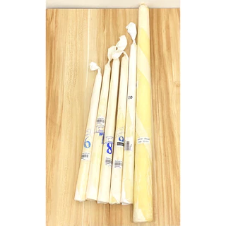เทียนน้ำมนต์ เทียนขี้ผึ้ง หนัก 6,7,8,9,10 และ 32 บาท